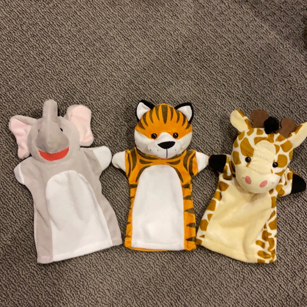 Melissa and Doug hand puppets